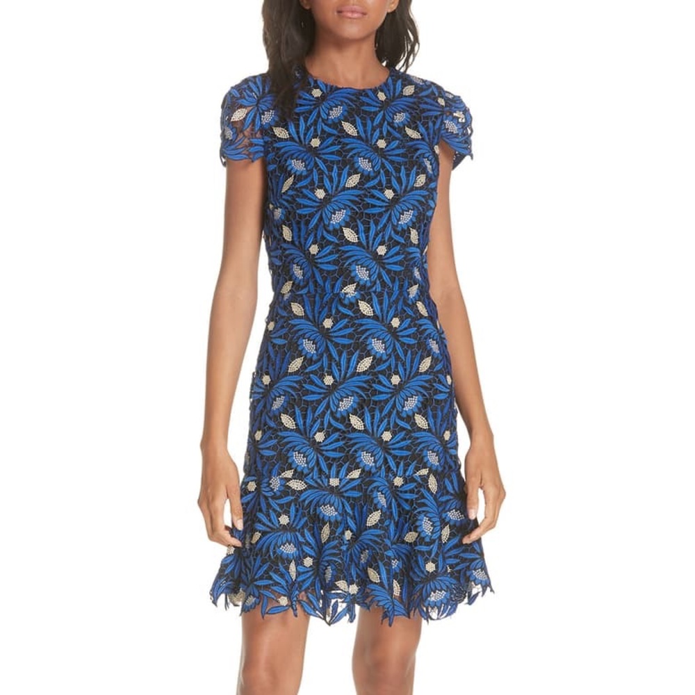 Alice + Olivia | Blue Imani Fit and Flare 2018